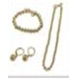 Lauren by Ralph Lauren 3 Piece Gold Bead Jewelry Set